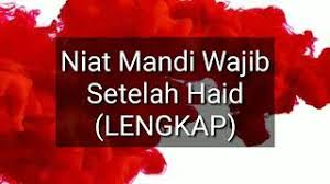 Niat mandi wajib bismillaahirrahmaanirrahiim nawaitul ghusla liraf'il hadatsil akbari fardhol lillaahita aalaa aku niat mandi untuk menghilangkan hadats besar fardhu karena allah ta ala. Niat Dan Cara Mandi Wajib Haid Youtube