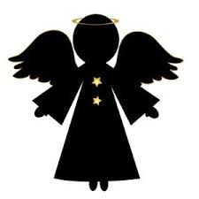 Free Angel Clip Art Image Christmas Angel In Silhouette Christmas Angels Silhouette Christmas Angel Silhouette
