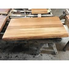 Leimholzplatte Waschtischplatte Tischplatte Eiche Baumkante 80x40x6cm Waschtischplatte Eiche Rustikal Eiche