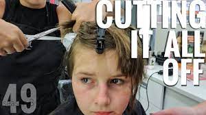 Autistic Girl Haircut For Back To School Youtube