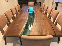 luxedge furniture co epoxy tables river tables live edge etsy eettafel ontwerp tafels ontwerp tafel