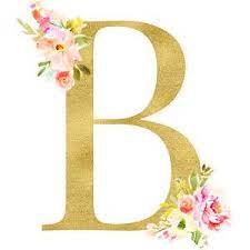 Flower Letter B Monogram Floral Monogram Letter Monogram Wallpaper Floral Monogram