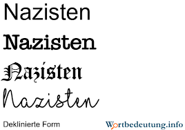 Nazisten: Bedeutung & Definition ᐅ Wortbedeutung.info