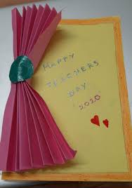 Cardboard, colorful sheet, colors, sketch pen, ribbon, and decorative 2. Teachers Day Greeting Cards Class Decoration Ideas Facebook