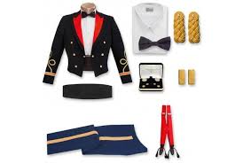 Army Male Officer Blue Mess Uniform Center And Accessories Marlow White Army Mess Dress Army Dress Uniform