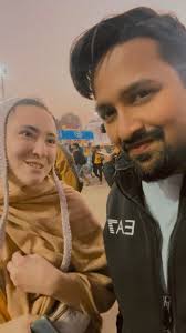 #Mahakumbh moments with @a.mur_ari from Russia ✨