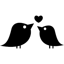 How to set use bird silhouette svg vector. Couple Of Love Birds Vector Svg Icon Svg Repo