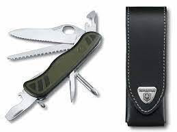 Paket] Victorinox Schweizer Soldatenmesser Mit Leder-Etui | Taschenmesser &  Multitools