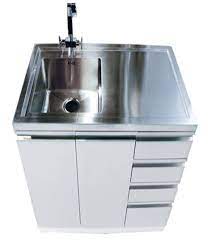 Stainless steel laundry/ utility sink and cabinet. China White Stainless Steel Laundry Tub Cabinet 1000 China Laundry Tub Vanity With Laundry Tub