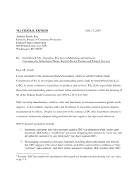 While writing any grievance letter, you need to follow the correct format and make your points clear. Https Www Ada Org Media Ada Advocacy Files 190627 Ftc Smiledirect Nosig