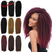 20 Inch Afro Twist Kinky Marley Box Braiding Crochet Hair Bulk Synthetic Marley Braids Curly Hair Buy Afro Twist Kinky Marley Box