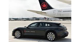 Air Canada Chauffeur Service, Now Electrified by Porsche