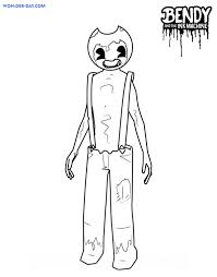 This cartoons coloring pages are fun way to teach your kids about cartoons. Bendy And The Ink Machine Coloring Pages Wonder Day Com