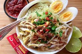 Soto means soup while mie means noodles. Soto Food Recipes Soto Ayam Medan Chicken Soup In Coconut Milk Dari Sekarang