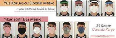 Yuz Koruyucu Siperlik Ve Bez Maske Maskeler Yuzler Corona