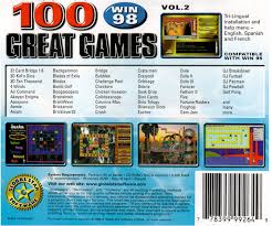If you want to log some serious game time on a handheld device, you can find plenty of modern and retro favorites on the vari. 100 Great Games For Windows 98 Free Download Borrow And Streaming Internet Archive