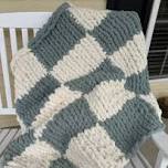 Chunky Checkered Blanket - Summer Day Camp