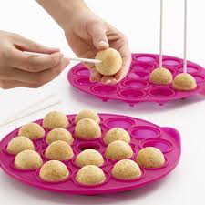 Next, fill each of the cavities of your mould with cake batter. Lekue Fuschia Cake Pops Mold Walmart Canada