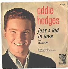 EDDIE HODGES--PICTURE SLEEVE ONLY--(JUST A KID IN LOVE)--PS---PIC--SLV