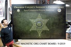 sheriff career showcase shadowbox and framing presentations