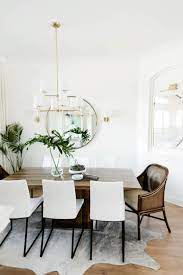 A Bright Florida Home Designed By Video Homepolish White Dining Room Scandinavian Dining Room Modern Dining Room