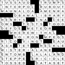 Big Name In Wax Museums Crossword Clue Archives Laxcrossword Com