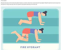 The fire hydrant exercise also helps to improve balance and coordination. Mini Band Fire Hydrant Band Workout Resistance Band Exercises Resistance Band