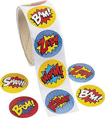 Details About Pack Of 100 Superhero Theme Stickers Great For X Men Spiderman Marvel Super
