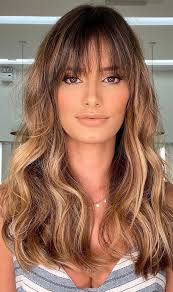 If you are bored and tired of your hair, bangs can just be a cute and easy update! These Are The Best Hair Colour Trends In 2021 Blonde On Brunette With Bangs