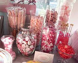 Candy Dessert Table Candy Buffet Baby Shower Baby Shower Sweets Baby Shower Sweets Table