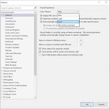 The ability to change the text size for icons and other elements in windows 10 was removed in the creators update. Change Themes Fonts Text And Contrast For Accessibility Visual Studio Microsoft Docs