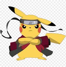 Cute pikachu with hat coloring. Attack With Rock Throw Ninja Pikachu Png Image With Transparent Background Toppng