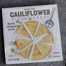 Beat 2 pasteurized eggs with ½ cup grated romano cheese and pepper; Product Review Trader Joe S Cauliflower Pizza Crust