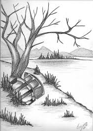 Have fun making cute, easy drawings of dolphins thanks to this guide. Nature Scenery Nature Sk H Pencil Drawing Novocom Top