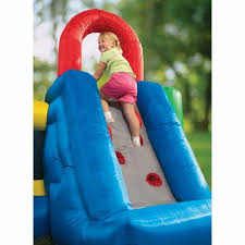 Little Tikes Jump And Double Slide Bouncer Jet Com Little Tikes Bouncers Inflatable Bouncers