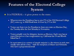 The Presidential Election The Electoral College System Ppt Download