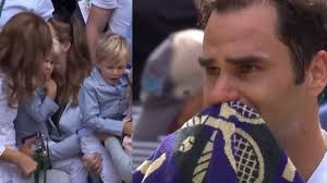 Recently crowned world no.1 roger federer has 4 lovely kids, 2 daughters and 2 sons! When Federer Cried Seeing His Kids On Wimbledon S Centre Court Tennis Tonic News Predictions H2h Live Scores Stats