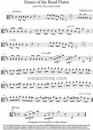 Jul 09, 2019 · many online radio shows and podcasts will play music that allow you to essentially listen to music for free. Viola Online Free Viola Sheet Music Reed Flutes From The Nutcracker Suite