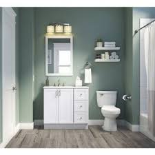white single sink bathroom vanity