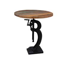 Pub tables are also called bar tables. Yosemite Home Decor Antique Black Adjustable Pub Table Bellacor