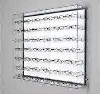 Wall-mount Optical LED Display Shelf Case