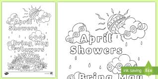 To find out, just try downloading any of the coloring pages. April Showers Bring May Flowers Mindfulness Coloring Page