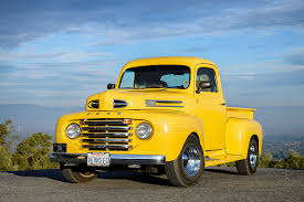 Image result for Chrome Yellow 1950 Ford Truck