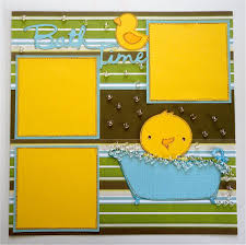 Looking for a little scrapbook inspiration? Cute Bathtime Layout Like The Colors Too Kids Scrapbook Creative Scrapbook Disney Scrapbooking Layouts