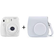 Cute, colorful and compact, this instant camera is just bursting with cool photo features, and will always be. Buy Fujifilm Instax Mini 9 Instant Film Camera Smoky White Leather Bag In Dubai Sharjah Abu Dhabi Uae Price Specifications Features Sharaf Dg