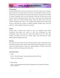 Nota bagi elemen komsas tingkatan 2 sebagai rujukan murid. Komsas Tingkatan 2 Pmr