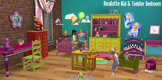 And there are 9 objects in total, with 15 wood and 20 color options. Around The Sims 4 Custom Content Download Roulotte Kid Toddler Bedroom Sims 4 Updates Sims 4 Finds Sims 4 Must Haves