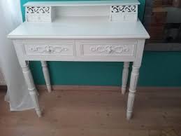 Antikweisser Sekretar Rosalie Mit Schnitzereien 4 Schubladen Wegen Umzugs Abzugeben Masse Sekretar Rosalie Antikweiss Sh Bemalte Mobel Shabby Schnitzerei