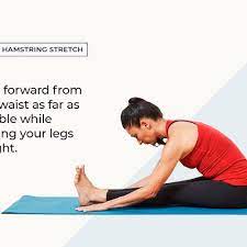 Slowly lower your forehead to your right knee by bending at the waist. 5 Simple Stretches For Tight Hamstrings To Try At Home