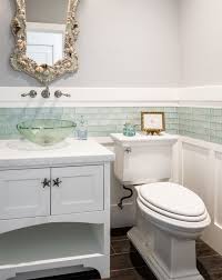 If you find yourself getting in and out of your small bathroom as quickly as possible each morning, it could be time for a redesign. Coastal Bathroom Sc Homes Coastal Bathroom Decor Bathroom Design Decor Half Bath Remodel